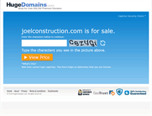 Tablet Screenshot of joelconstruction.com
